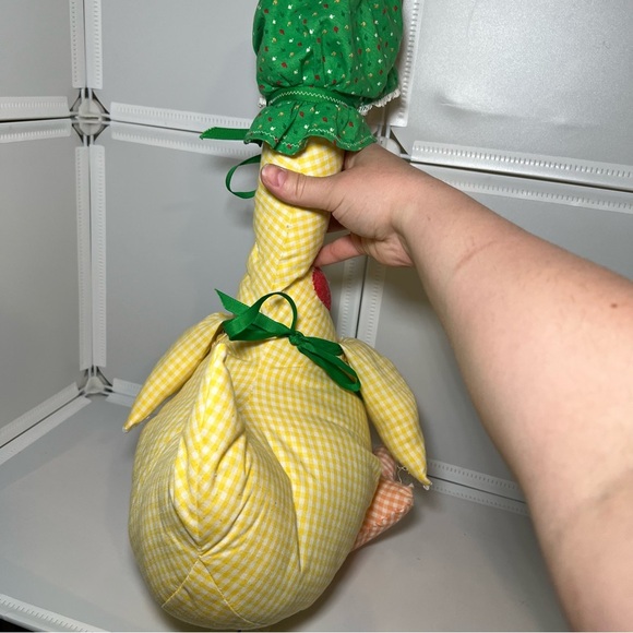 Mother Goose Handmade Plush 19" Stuffed Folk Art Animal Nursery Story Time - Picture 7 of 9